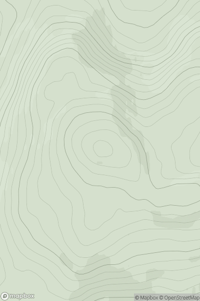 Thumbnail image for Meall Dubh [Loch Arkaig to Glen Moriston] [NH245078] showing contour plot for surrounding peak